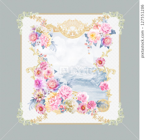 Lovely Art  Themed Pattern Series for Aesthetics 127551286