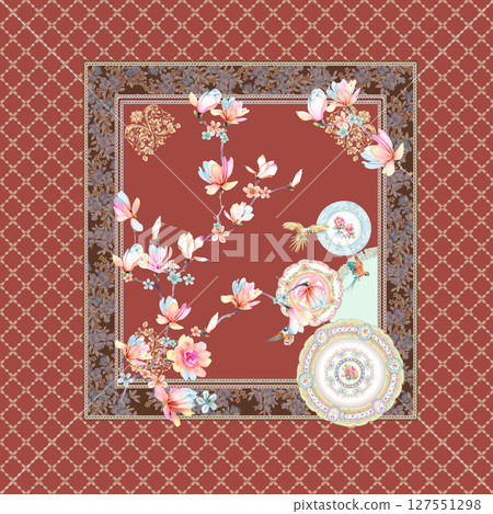 Lovely Art  Themed Pattern Series for Aesthetics 127551298