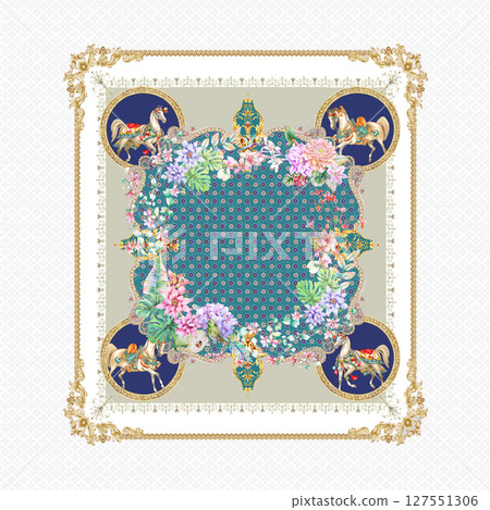 Lovely Art  Themed Pattern Series for Aesthetics 127551306