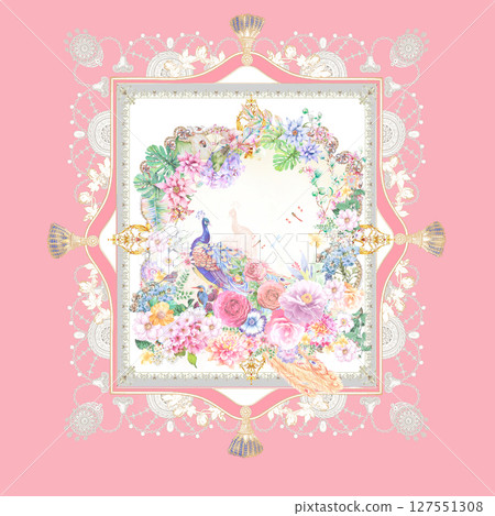 Lovely Art  Themed Pattern Series for Aesthetics 127551308