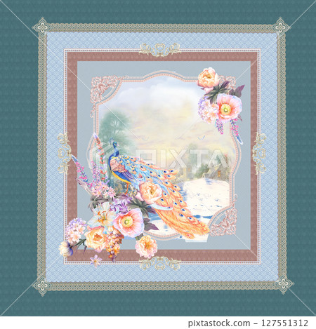 Lovely Art  Themed Pattern Series for Aesthetics 127551312