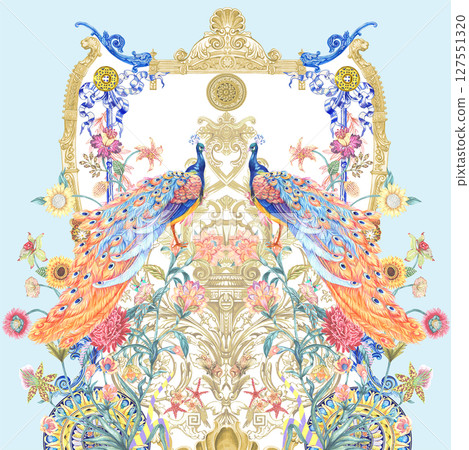 Lovely Art  Themed Pattern Series for Aesthetics 127551320