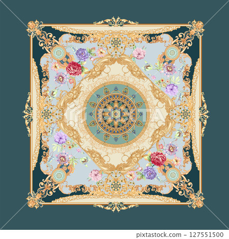 Assorted Decorative Patterns for Artistic Creations 127551500