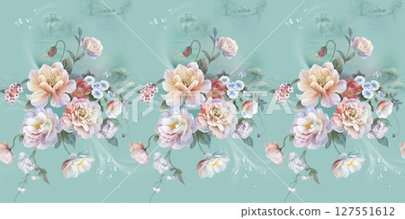 Floral And Geometric Motifs For Design Projects Floral And Geometric Motifs For Design Projects 127551612