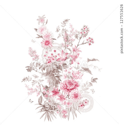 Floral And Geometric Motifs For Design Projects Floral And Geometric Motifs For Design Projects 127551626