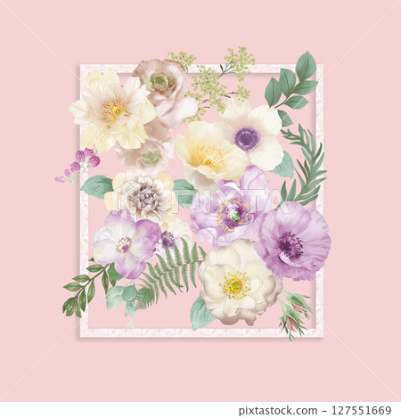 Floral And Geometric Motifs For Design Projects 127551669