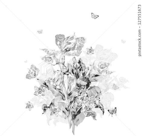 Floral And Geometric Motifs For Design Projects Floral And Geometric Motifs For Design Projects 127551673