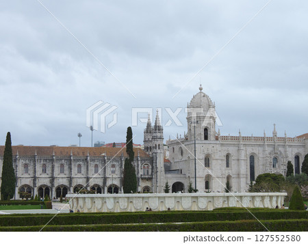 Portugal, Lisbon, Jeronimos Monastery, cloudy day in May 127552580
