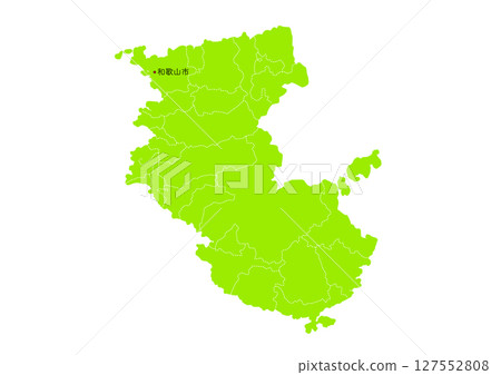 和歌山縣行政區劃圖 和歌山縣行政區劃圖 127552808