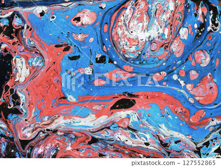 Cosmic blue and pink pigment explosion resembling a swirling galaxy, ideal for bold digital art, vivid prints, or space-inspired compositions Cosmic blue and pink pigment explosion resembling a swirling galaxy, ideal for bold digital art, vivid prints, or space-inspired compositions 127552865