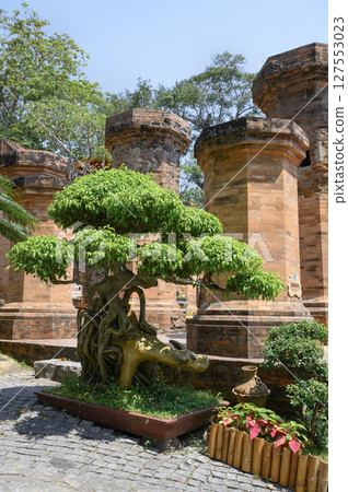 Ancient Po Nagar Cham Towers built in the 8th century with nameplates in Nha Trang, Vietnam Ancient Po Nagar Cham Towers built in the 8th century with nameplates in Nha Trang, Vietnam 127553023