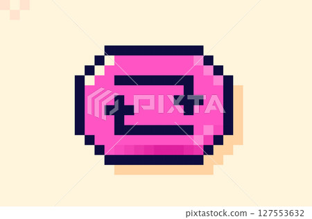 8 bit simple art icon. 8 bit simple art icon. 127553632