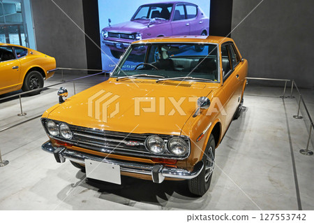 展場內展出的 Datsun Bluebird 1600SSS Coupe 展場內展出的 Datsun Bluebird 1600SSS Coupe 127553742