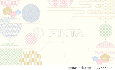 16:9 背景素材:日式傳統吊飾及桃花風景合輯 16:9 背景素材:日式傳統吊飾及桃花風景合輯 127553882