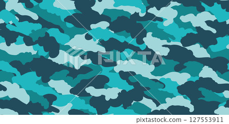 Camouflage pattern-seamless background material 127553911