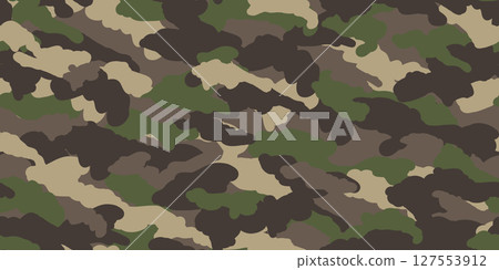 Camouflage pattern-seamless background material 127553912