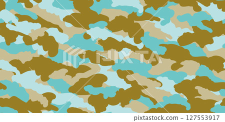 迷彩圖案-無縫背景素材 127553917
