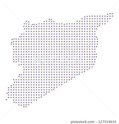 Syria map dotted pattern design purple circle Syria map dotted pattern design purple circle 127554634
