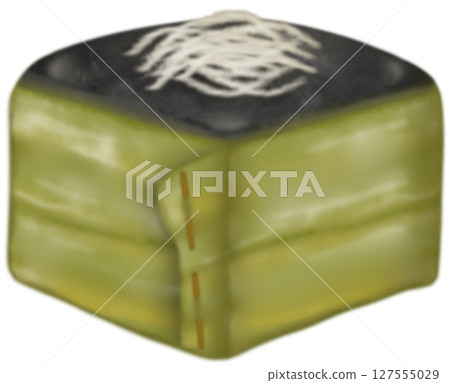 Thai Traditional Desserts Cute Collection hand drawn style illustrations. 127555029