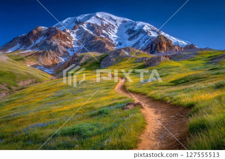 Denali National Park, specifically Eielson View, is situated in Alaska, United States 127555513