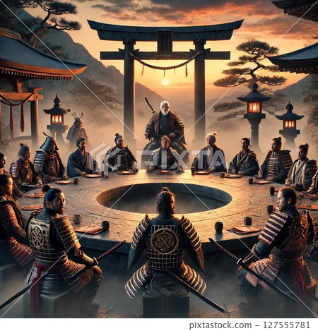 在舊圓桌旁開會 127555781