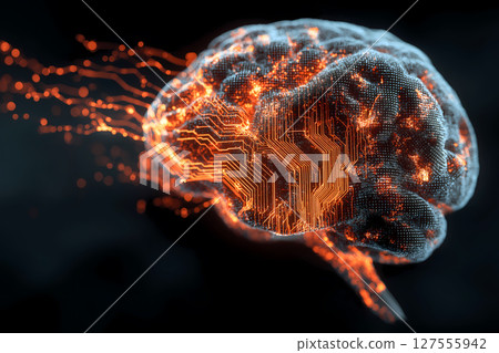 連結元宇宙的發光數位腦電路:基於AI/CPU的介面藝術 連結元宇宙的發光數位腦電路:基於AI/CPU的介面藝術 127555942