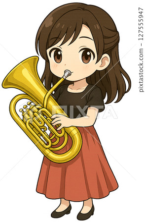 吹奏上低音號的女孩 吹奏上低音號的女孩 127555947
