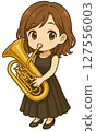 吹奏上低音號的女孩 127556003