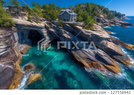 Bruce Peninsula National Park in Ontario contains the Grotto Cave 127556942