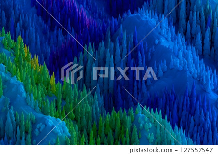 In a forest of aged spruce, fir, and pine, there exist robust green trees 127557547