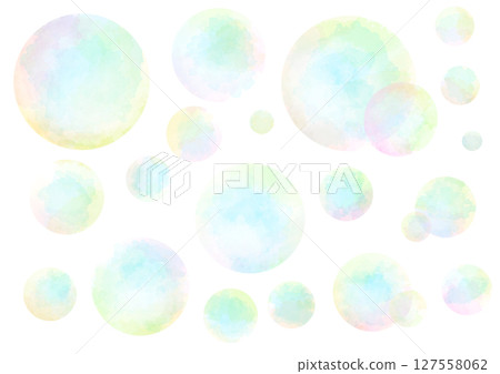 肥皂泡插圖,手繪,水彩風格 肥皂泡插圖,手繪,水彩風格 127558062