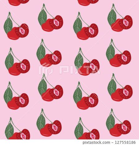 pattern, seamless, cherry 127558186