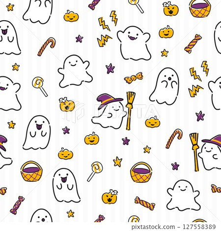 萬聖節主題圖案材質 127558389