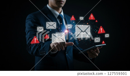 Cybersecurity Alert The Threat of Spam Emails in the Digital Age 127559301