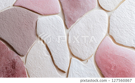 Artistic ceramic tiles close-up Artistic ceramic tiles close-up 127560867