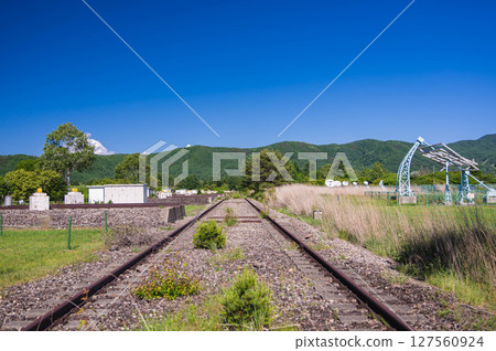 Antenna moving rails at Nobeyama Radio Observatory 127560924