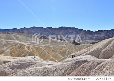 Death Valley National Park Zabriskie Point Tested by the Wind and Rain Death Valley National Park Zabriskie Point Tested by the Wind and Rain 127561146