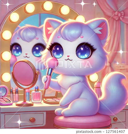 Nyancosme - 貓咪化妝插畫 Nyancosme - 貓咪化妝插畫 127561407