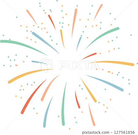 Fireworks background transparent 127561856