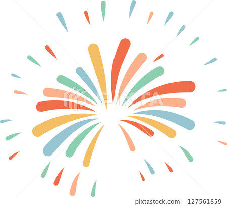 Fireworks background transparent Fireworks background transparent 127561859