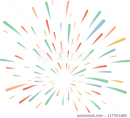 煙火背景透明 127561860