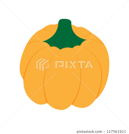 Pumpkin Autumn Seasonal Vegetable fruit Halloween and Thanksgiving main symbol Minimalist design Pumpkin Autumn Seasonal Vegetable fruit Halloween and Thanksgiving main symbol Minimalist design 127561921