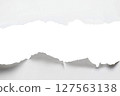 Torn paper background Title White background Transparent 127563138