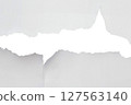 Torn paper background Title White background Transparent 127563140
