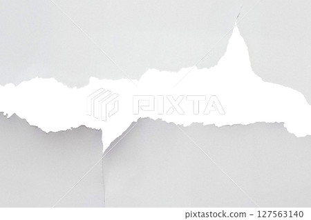 撕紙背景標題白色背景透明 127563140