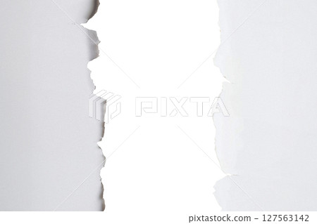 Torn paper background Title White background Transparent 127563142