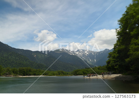 National Park: Mount Yake and Taisho Pond 127563173