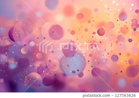 Abstract background design with soft pastel gradients and circular bokeh 127563626