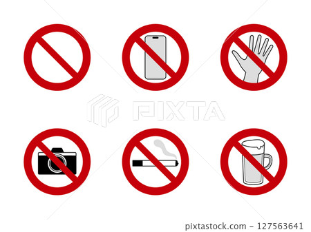 Prohibited mark Prohibited mark 127563641