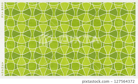 A stylish, modern Japanese paper with the traditional Japanese "Tachiwaku pattern" depicted in a woodblock print style A stylish, modern Japanese paper with the traditional Japanese "Tachiwaku pattern" depicted in a woodblock print style 127564372